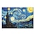 Недорогие Известные картины-Знаменитая картина маслом Ван Гога на холсте, украшение для стен, современная абстрактная картина для домашнего декора, свернутая бескаркасная нерастянутая картина