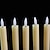 cheap Décor &amp; Night Lights-LED Candle Flameless Light Ivory Taper Candles Flickering with 10-Key Remote LED Cone Candle Light for Church Wedding Birthday Party Christmas Dinner Decor Bullet Pole Light