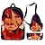 cheap Travel Bags-Anime Peripheral Set Backpack Attack on Titan 3d Backpack Set Street Trend Backpack Combination Set