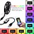 billiga LED-ljusslingor-led strip lights app bluetooth kontroll tv bakgrundsbelysning rgb inbunden rumsinredning smd5050 usb sovrum dekoration 1m 2m 3m 5m julfest atmosfär belysning