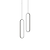 abordables Éclairages pour îlot-15cm suspension lanterne design suspension métal finitions peintes moderne 220-240v