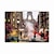 levne Krajinomalby-ručně vyráběné ručně malované olejomalba nástěnné umění abstraktní déšť město ulice krajinomalba domácí dekorace výzdoba srolované plátno bez rámu nenatažené