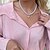 cheap Women&#039;s Sleep &amp; Lounge-Women&#039;s Loungewear Sets Comfort Pure Color Polyester Home Daily Vacation Lapel Breathable Gift Shirt Long Sleeve Elastic Waist Pant Fall Winter Light Pink White