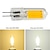 ieftine Lumini LED Bi-pin-10 buc. bec led g4 cob de sticlă reglabil fără pâlpâire 2w ac/dc12v 3w 5w bec cu led de cristal lampă înlocuiește lămpile cu halogen
