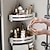 billiga Set med badrumstillbehör-silver badrumshylla badrum perforerad toalett toalett handfat duschrum vägghängande förvaring triangelkorg