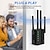 cheap Wireless Routers-WiFi Range Extender Signal Booster WiFi Extender 1200Mbps Cover Up to 8500 Square Feet and 40 Devices Dual Band 2.4G 5G WiFi Range Extender WiFi Booster WiFi Repeater1