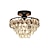 tanie Żyrandole-28 cm wyspowe lampy sufitowe metalowe galwanizowane lakierowane wykończenia nowoczesne 220-240v