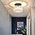 economico Lampade e ventilatori da soffitto-Plafoniere 22 cm led cristallo luce corridoio luce veranda metallo verniciato finiture moderno 220-240v