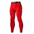 cheap Running Tights &amp; Leggings-Men&#039;s Compression Pants Sports Gym Leggings Base Layer Athletic Athleisure Spandex Breathable Quick Dry Moisture Wicking Fitness Gym Workout Running Sportswear Activewear Solid Colored Black White Red