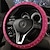 cheap Steering Wheel Covers-StarFire Diamond Leather Steering Wheel Cover for Women Girls with Shiny Crystal Rhinestones Universal Fit 15 Inch Car SUV Wheel Anti-Slip Protector