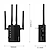 ieftine Routere Wireless-Extensor de gamă wifi amplificator de semnal Extensor de 1200 mbps acoperă până la 8500 de metri pătrați și 40 de dispozitive cu bandă duală 2,4 g 5 g Extensor de gamă wifi Amplificator de WiFi