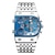 levne Quartz hodinky-Oulm móda svítící pánské hodinky business nerezová ocel quartz náramkové hodinky muž nepravidelné zlato ležérní hodinky hodiny relogio masculino