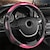 cheap Steering Wheel Covers-1 PCS PU Leather Car Steering Wheel Cover Breathable Universal Fit For 15&quot;~15&quot;1/2