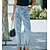 cheap Jeans-Women&#039;s Pants Trousers Jeans Trousers Denim Light Blue Fashion Mid Waist Side Pockets Casual Weekend Full Length Micro-elastic Plain Comfort S M L XL XXL