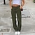 cheap Women&#039;s Cargo Pants-Women&#039;s Jeans Cargo Pants Pants Trousers Full Length Cotton Baggy Micro-elastic Low Waist Simple Casual Daily ArmyGreen Black S M Spring &amp;  Fall