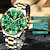 voordelige Quartz-horloges-Olevs horloge voor mannen mode luxe klassieke quartz horloges sport waterdichte duik rvs heren horloges 2870