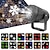 cheap Décor &amp; Night Lights-Christmas Window Projector Lights Outdoor Indoor 2-in-1 Moving Patterns LED Party Stage Light Rotating Xmas Pattern Outdoor Holiday Lighting Garden Decoration
