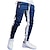 cheap Men&#039;s Active Pants-Men&#039;s Joggers Sweatpants Zipper Pocket Ankle Zippers Bottoms Athletic Athleisure Spring Breathable Moisture Wicking Soft Fitness Gym Workout Running Sportswear Activewear Color Block Red Navy Blue