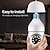 cheap Indoor IP Network Cameras-LED Bulb Light HD 1080P IP Camera Wireless Panoramic Home Security WiFi Smart Bulb Night Vision Camera