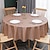 abordables Manteles-Mantel redondo para mesa, mantel de vinilo limpio, mantel de primavera, mantel de picnic al aire libre para boda, comedor, Pascua