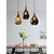 billige Øslys-1-lys 30 cm massivt træ glas pendellampe led slankt enkelt design ø lys moderne stil restaurant butikker / cafeer stue lys 220-240v 110-120v