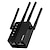 baratos Routers wireless-extensor de alcance wifi amplificador de sinal wifi extensor 1200mbps cobre até 8500 pés quadrados e 40 dispositivos banda dupla 2.4g 5g wifi extensor de alcance wifi booster wifi repeater1