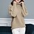cheap Sweaters-Women&#039;s Jumper Crochet Knit Knitted Turtleneck Solid Color Outdoor Daily Stylish Casual Winter Fall Green Black S M L / Long Sleeve / Regular Fit / Going out