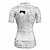 cheap Women&#039;s Jerseys-21Grams Women&#039;s Cycling Jersey Short Sleeve Bike Top with 3 Rear Pockets Mountain Bike MTB Road Bike Cycling Breathable Moisture Wicking Quick Dry Reflective Strips White Cat Sports Clothing Apparel