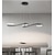 preiswerte Rundes Design-86 cm führte moderne Pendelleuchte Insel Deckenbeleuchtung Innendesign Lampe Esstisch Kronleuchter Metall und Acryl weiß hängende Leuchte für Wohnzimmer, Musiksymbole