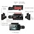 preiswerte Auto DVR-3-Zoll-IPS-Doppelobjektiv-Auto-DVR-Dash-Cam-Videorecorder G-Sensor 1080p Front- und Innenkamera