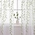 رخيصةأون ستائر شفافة-ورقة قضيب ستارة شفافة جيب ستائر النافذة الخضراء المزرعة لغرفة المعيشة وغرفة النوم ، ستارة الفوال في الهواء الطلق ستارة فرنسية كلاسيكية 1 لوحة