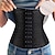 cheap Waist Trainer-Corset Women&#039;s Waist Trainer Shapewears Office Running Gym Yoga Plus Size Creamy-white Black Brown Sport Breathable Hook &amp; Eye Tummy Control Push Up Front Close Solid Color Summer Spring Fall