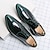 Χαμηλού Κόστους Ανδρικά Oxfords-Ανδρικά Οξφόρδη Τα επίσημα παπούτσια Φόρεμα Παπούτσια Περπάτημα Καθημερινό Καθημερινά Ημέρα St. Patrick Μικροΐνα Άνετο Μποτίνια Μοκασίνια Μαύρο Πράσινο του τριφυλλιού Άνοιξη Φθινόπωρο