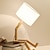 abordables Iluminación interior-lampara de mesa / luz de lectura decorativa artistica / tradicional / clasica para dormitorio / sala de estudio / tela de oficina 220v