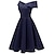 cheap 1950s-1950s Cocktail Dress Vintage Dress Dress Flare Dress Women&#039;s Off Shoulder Masquerade Party / Evening Dress