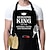 cheap Aprons-BBQ Black Chef Apron For Women and Men, Kitchen Cooking Apron, Personalised Gardening Apron, Grill Master, Adjustable with Pocket Waterproof Oil Proof
