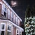 cheap LED String Lights-Christmas Icicle Lights Outdoor Decoration 10M 400LEDs 8 Colors 8 Modes Waterproof Warm White White RGB with 80 Drops Christmas EU Plug US Plug UK Plug AU Plug