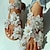 ieftine Sandale de Damă-Pentru femei pantofi de nunta Sandale Boho Sandale plate Mărime Plus Size Nuntă Petrecere Zilnic Floral Mată Vară Imitație de Perle Flori Toc Drept Vârf deschis Elegant Drăguţ Casual Plimbare Dantel