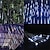 abordables Guirlandes Lumineuses LED-pluie de météores pluie lumières en plein air glaçon chutes de neige lumière pour la décoration de noël led décoration chute goutte chaîne lumière 8 tubes 30cm 192 leds