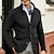 cheap Men&#039;s Cardigan Sweater-Men&#039;s Sweater Cardigan Sweater Jacket Blazer Waffle Knit  Stand Collar Cropped Knitted Solid Color Long Sleeve Basic Stylish Outdoor Daily Clothing Apparel Fall Winter Blue Khaki S M L