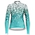 cheap Women&#039;s Cycling Clothing-21Grams Women&#039;s Cycling Jersey Long Sleeve Bike Jersey Top with 3 Rear Pockets Mountain Bike MTB Road Bike Cycling Breathable Quick Dry Moisture Wicking Reflective Strips White Rosy Pink Peach Floral