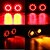 Χαμηλού Κόστους Πίσω Φώτα Αυτοκινήτων-2 τεμ OTOLAMPARA Αυτοκίνητο LED Οπίσθιο φώς Λάμπες 1900 lm SMD LED 19 W 19 ΣΥΝΔΕΣΤΕ και ΠΑΙΞΤΕ Εξαιρετικά Ελαφρύ Πολλαπλών Λειτουργιών Για Universal Όλα τα μοντέλα Όλες οι χρονιές