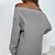 cheap Sweaters-Women&#039;s Pullover Sweater Jumper Jumper Ribbed Knit Knitted Cold Shoulder Off Shoulder Pure Color Daily Holiday Stylish Casual Winter Fall Black Pink S M L
