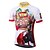 cheap Cycling Jerseys-21Grams Men&#039;s Cycling Jersey Short Sleeve Bike Top with 3 Rear Pockets Mountain Bike MTB Road Bike Cycling Breathable Quick Dry Moisture Wicking Reflective Strips White Graphic Polyester Spandex