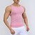 cheap Men&#039;s Active Tees &amp; Tanks-Men&#039;s Running Tank Top Workout Tank Sleeveless Tank Top Athletic Breathable Moisture Wicking Soft Gym Workout Running Active Training Sportswear Activewear Solid Colored Black White Pink