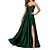 cheap Party Dresses-Women&#039;s Party Dress Satin Dress Swing Dress Long Dress Maxi Dress Dark Green Pure Color Sleeveless Winter Fall Spring Ruched Stylish Strapless Party Wedding Guest Spring Dress 2023 S M L XL XXL 3XL