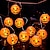 halpa LED-hehkulamput-halloween kurpitsa lyhty koristelu merkkijono valot akkukäyttöiset itse kurpitsa valot sisätiloihin halloween juhliin puutarhan kodin koristeet 3m-20leds 2m-10leds