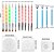 رخيصةأون مستلزمات الرسم والرسم والفن-طقم أدوات تنقيط ماندالا 58 قطعة مع حقيبة تخزين مقاومة للماء بسحاب أزرق لطلاء الصخور