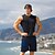 abordables camisetas y tanques activos para hombres-Hombre Camiseta sin mangas Running Top de ejercicio Sin Mangas Capa base Deportivo Licra Transpirable Dispersor de humedad Suave Entrenamiento de gimnasio Corriendo Entrenamiento activo Ropa de