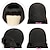 cheap Synthetic Trendy Wigs-Winona Ryder Wig Short Bob Wigs Human Hair 8 Inch Virgin Hair None Lace Front Straight Short Human Hair Bob Wigs for Black Women Remy Black Wig with Bangs Natural Black Colour Christmas Party Wigs